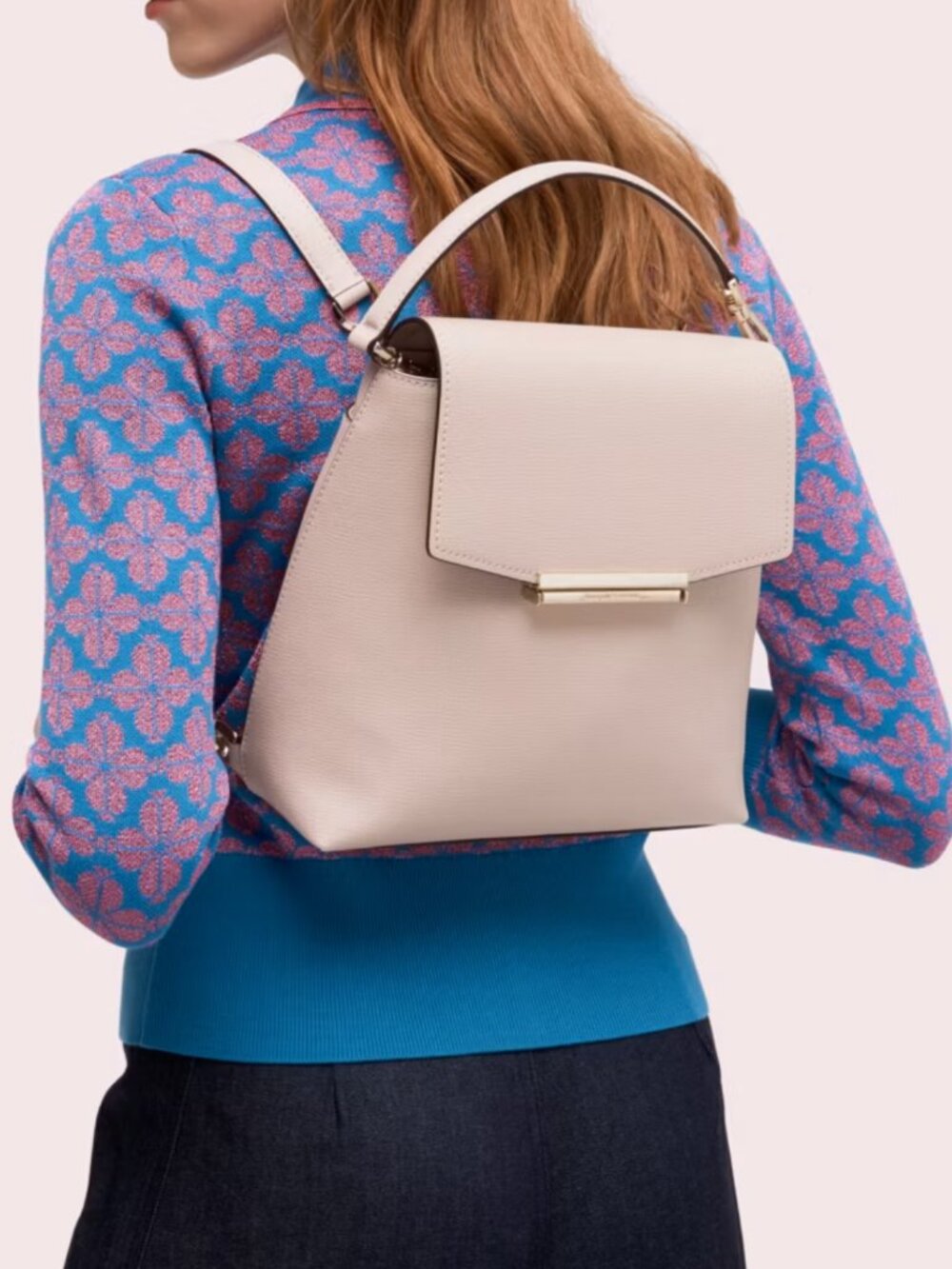 Kate Spade "Make It Mine" Convertible Backpack Satchel | Interchangeable Flap